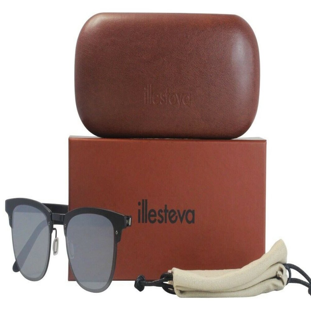illesteva Cordova Black Matte Women’s Sunglasses.